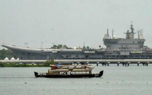 Big Moment for India as Aircraft carrier Vikrant returns after sea trials.