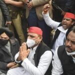 Lakhimpur Kheri Violence : SP President Akhilesh Yadav taken into custody over sit-in to protest.
